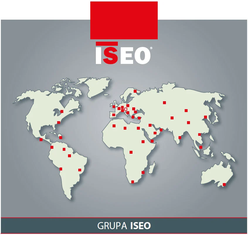 Systemy kontroli dostępu - Grupa ISEO na świecie
